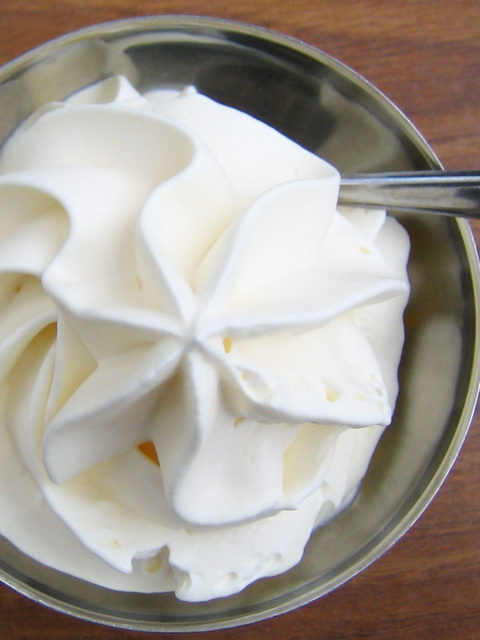 Sugar-Free Whipped Cream Recipe by The Diabetic Pastry Chef™
