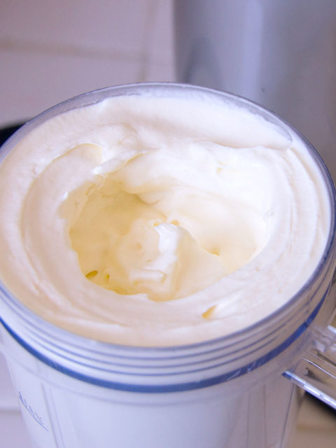 Soy Milk Whipped Cream Recipe by The Diabetic Pastry Chef