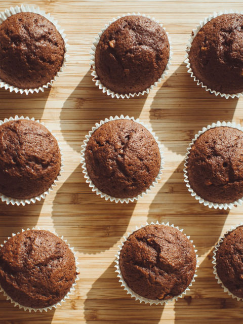 Healthy Two-Ingredient Muffins by The Diabetic Pastry Chef™