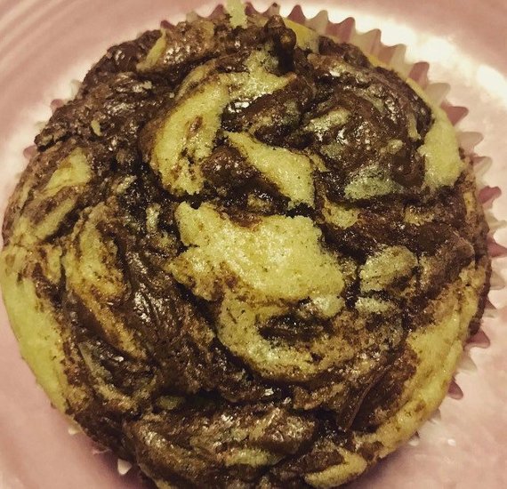 Nutella Swirl Cupcakes Recipe by The Diabetic Pastry Chef
