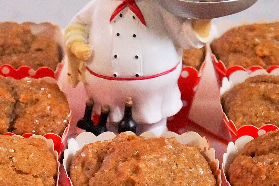 Sugar Free Muffins Recipe : Orange-Date | The Diabetic Pastry Chef