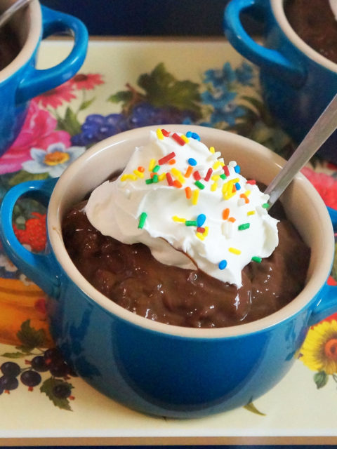 Sugar Free Chocolate Pudding Recipe by The Diabetic Pastry Chef