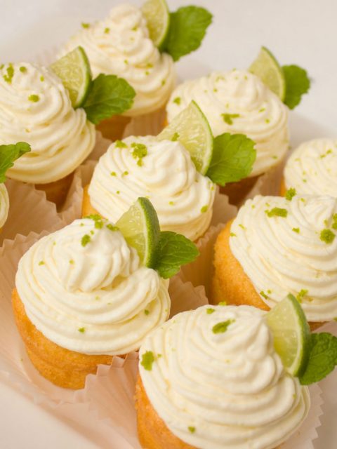 Sugar Free Key Lime Cupcakes Recipe by The Diabetic Pastry Chef