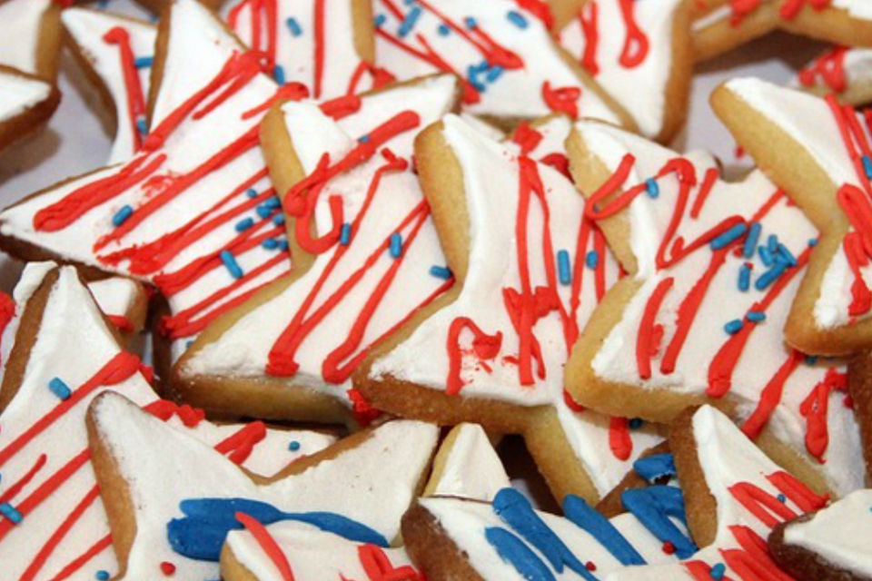 Sugar Free Patriotic Cookies Recipe by The Diabetic Pastry Chef